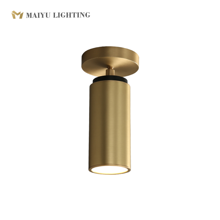 Brass ceiling lamp