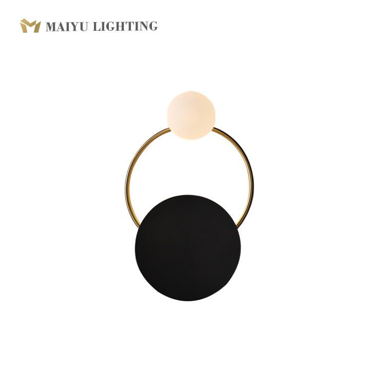 Brass wall lamp