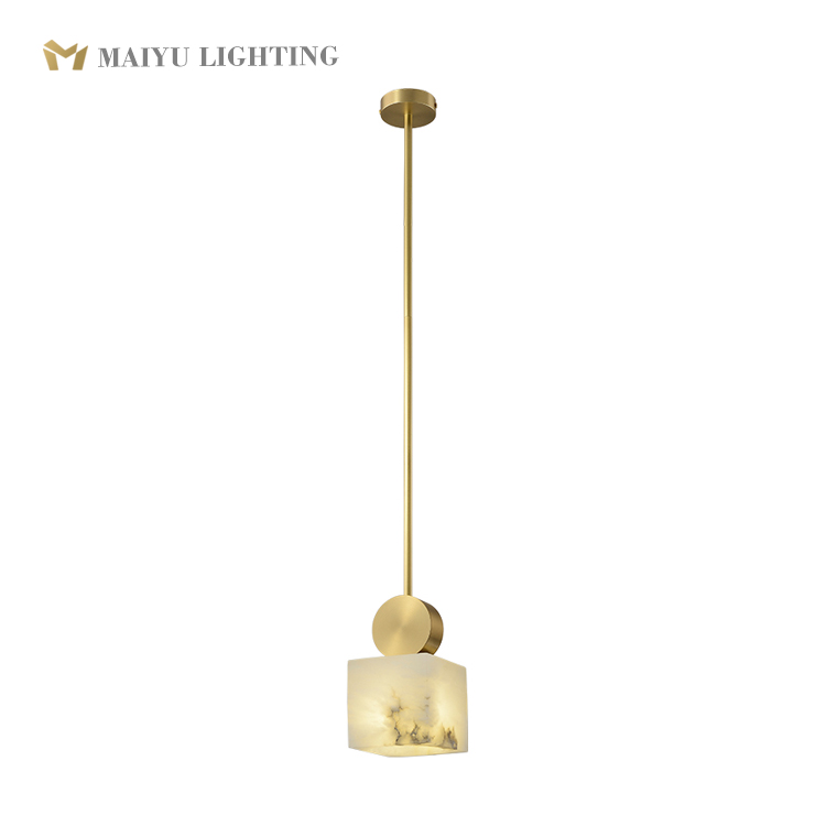 Stone single pendant lamp