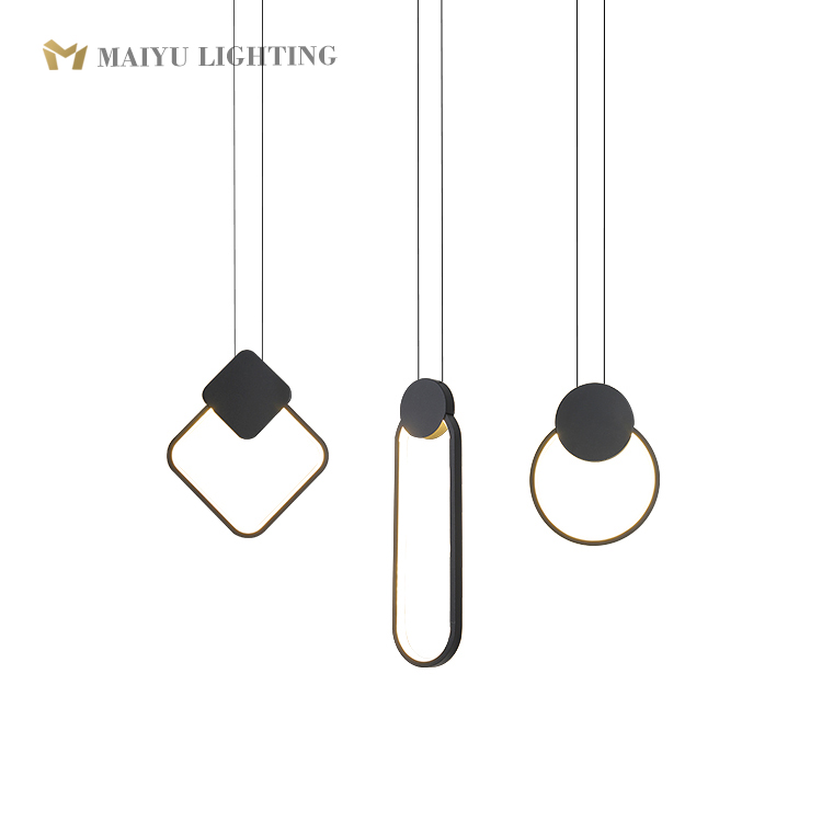 Aluminum hanging pendant lamp