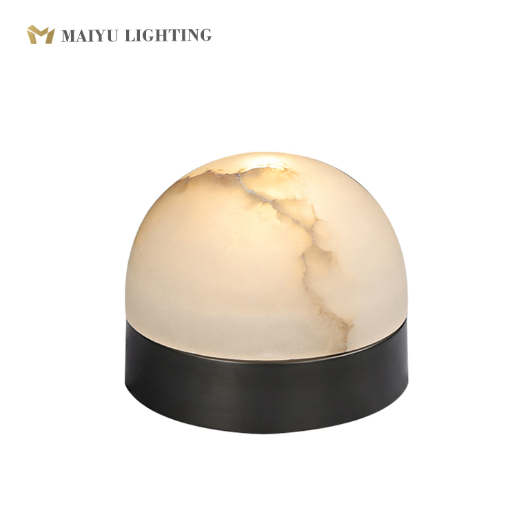 Marble table lamp