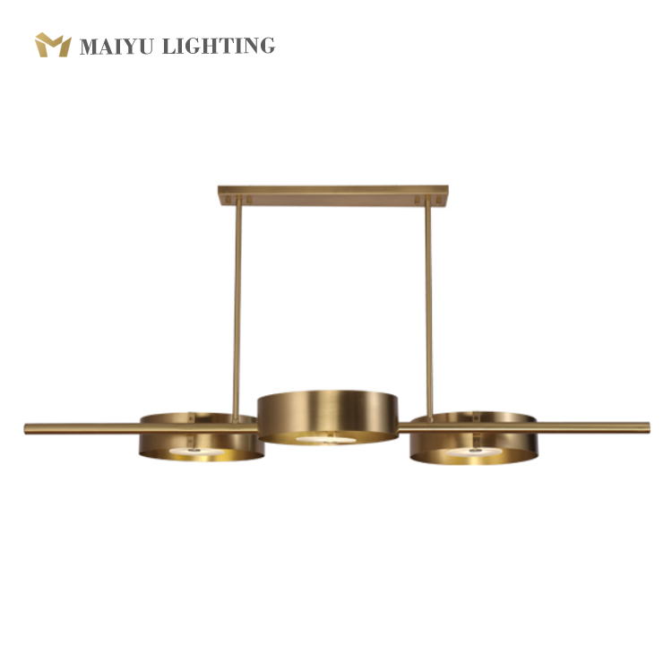Brass color chandelier lighting for villa homeside