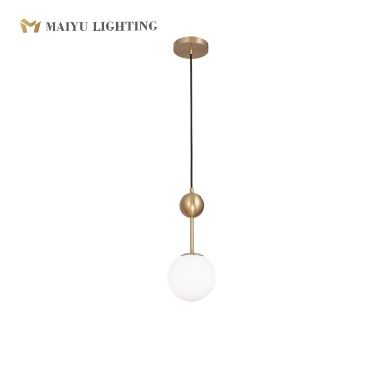 Modern style hanging lamp brass lighting