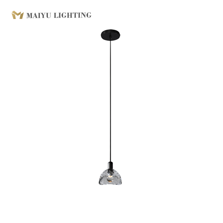 K9 crystal single pendant lamp