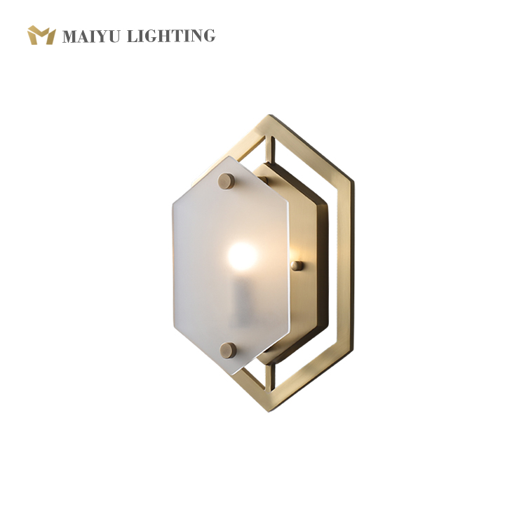 Glass ball wall lamp G9 lighting
