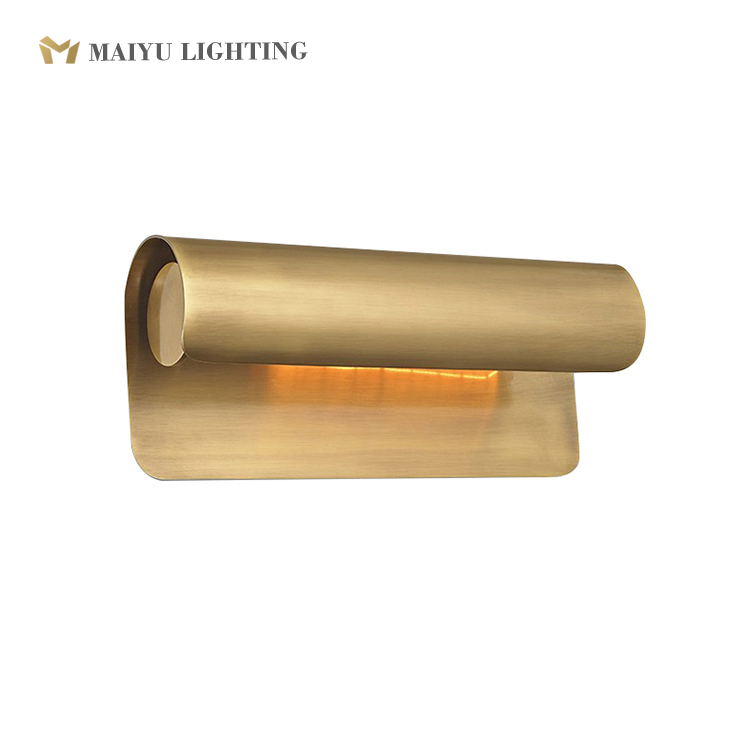 Brass wall lamp lighting