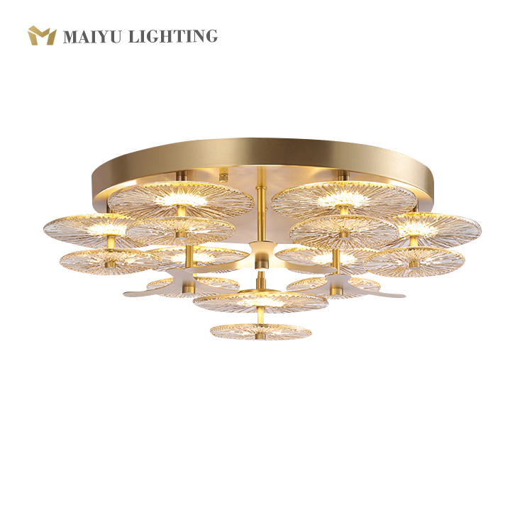 LED ceiling lamp glass ceiling lighting