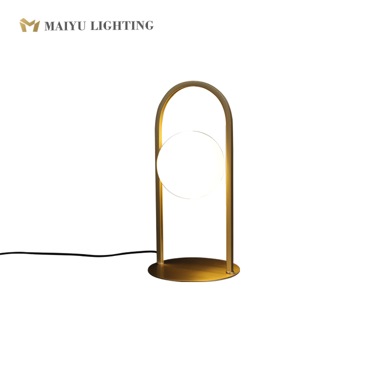 Table lighting glass desk lamp