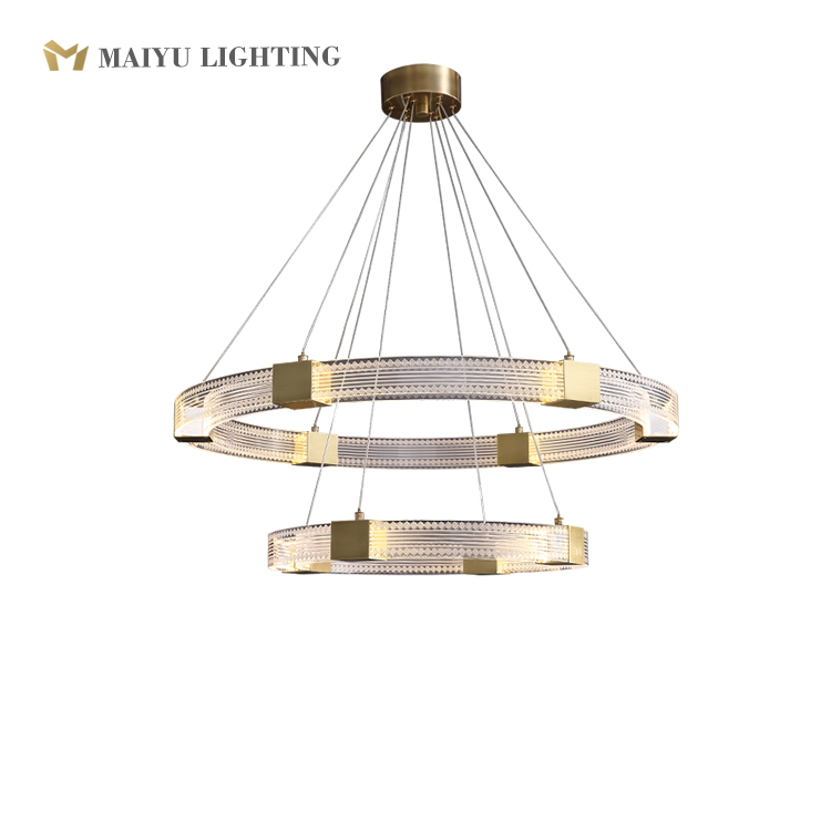 Acrylic lighting led lamp big chandelier